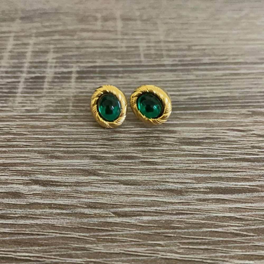 Faux Gemstone stud earrings